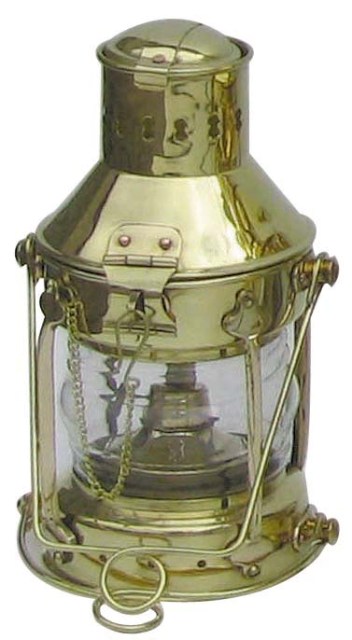Lampe d\'Ancre - électrique 230V en laiton - décoration marine