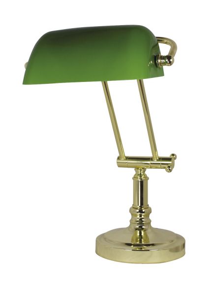 Lampe banquier de type opaline réglable - décoration marine