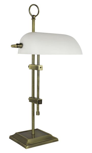 Lampe banquier de type opaline réglable et télescopique - décoration marine