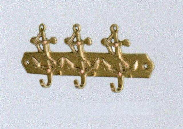 Support de clé avec motif en forme d'ancre - décoration marine