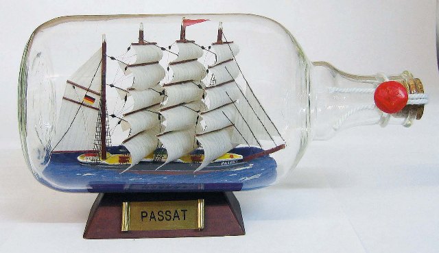 Bateau en bouteille - Passat - décoration marine
