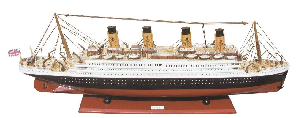 Bateau - Titanic en bois - décoration marine