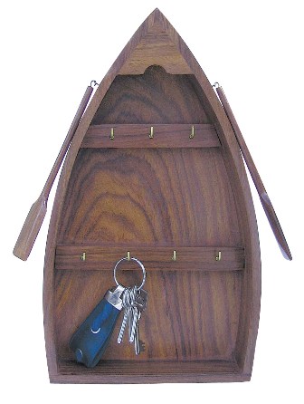 Boîte à clés - Bateau en bois - décoration marine